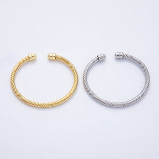 Twisted Cuff Bracelet - Simply Sunflowers