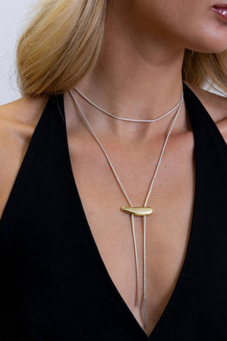 Two Tone Bolo Necklace - Simply Sunflowers