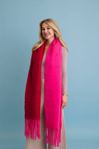 Two Tone Winter Scarf - Simply Sunflowers