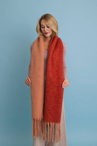 Two Tone Winter Scarf - Simply Sunflowers