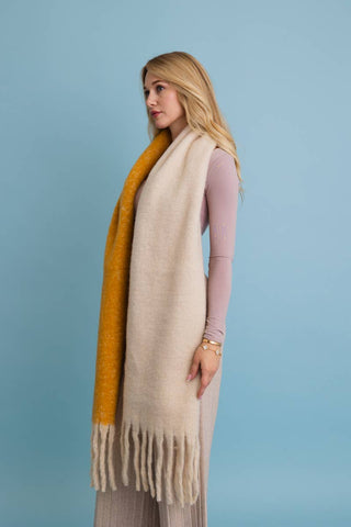 Two Tone Winter Scarf - Simply Sunflowers
