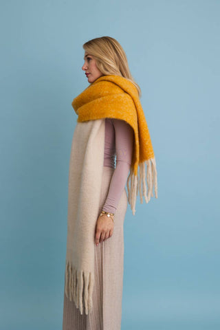Two Tone Winter Scarf - Simply Sunflowers