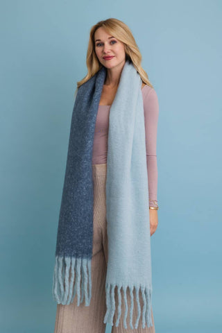 Two Tone Winter Scarf - Simply Sunflowers