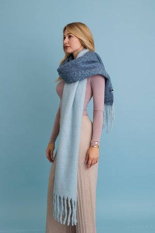 Two Tone Winter Scarf - Simply Sunflowers