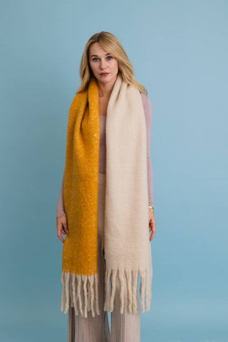 Two Tone Winter Scarf - Simply Sunflowers