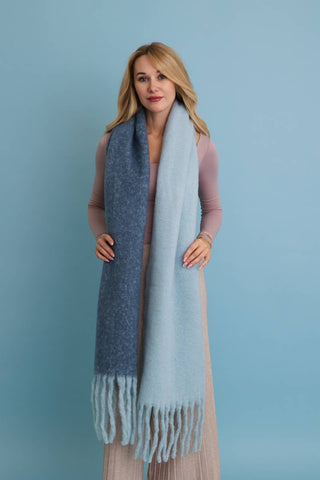 Two Tone Winter Scarf - Simply Sunflowers