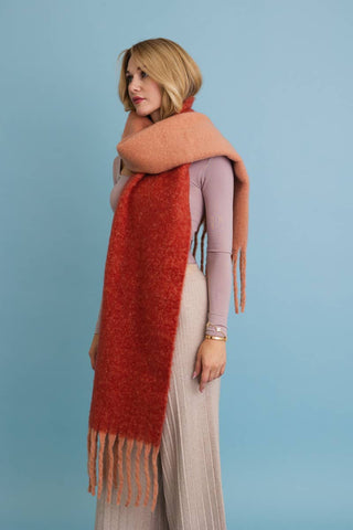 Two Tone Winter Scarf - Simply Sunflowers