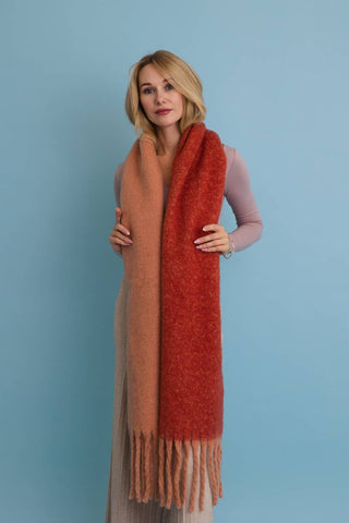 Two Tone Winter Scarf - Simply Sunflowers