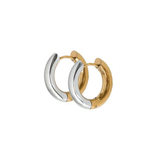 Scarlett Two Tone Hoop
