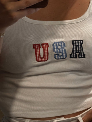 USA Tank Top - Simply Sunflowers