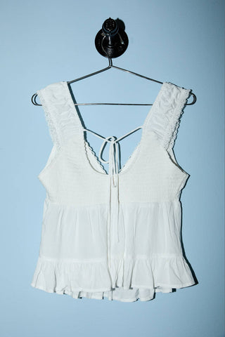 V-NECKLINE TOP WITH LACE TRIM - Simply Sunflowers