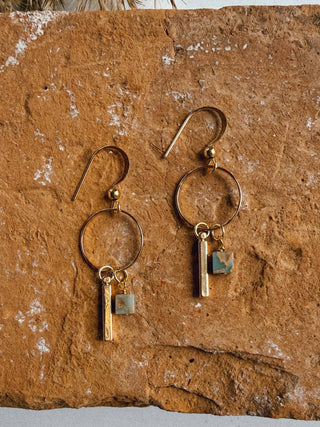 Vale Hoop Earrings - Simply Sunflowers