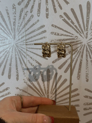 Vintage Chain Link Hoops - Simply Sunflowers