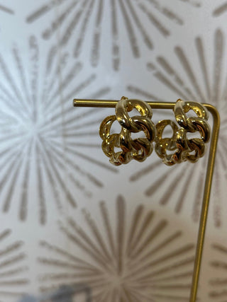 Vintage Chain Link Hoops - Simply Sunflowers