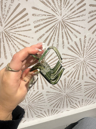 Vintage Heart Stripe Claw Clip - Simply Sunflowers