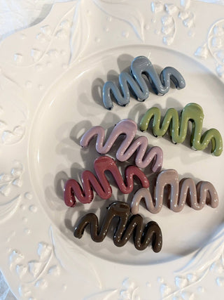 Wavy Hair Clips - Simply Sunflowers