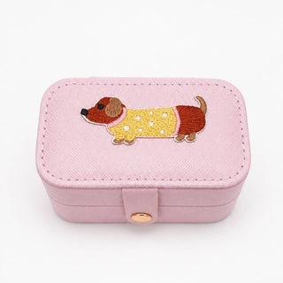 Weiner Dog Jewelry Case - Simply Sunflowers