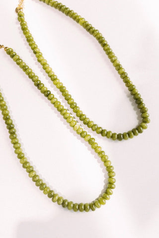 Wendy Beaded Necklace - Green - Simply Sunflowers