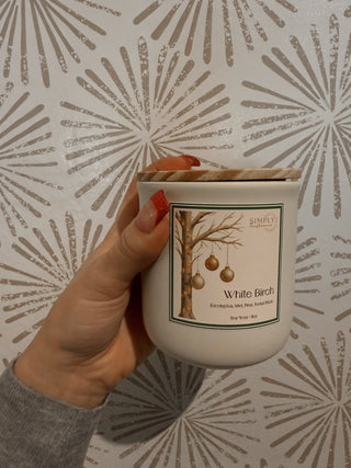 White Birch Candle - Simply Sunflowers
