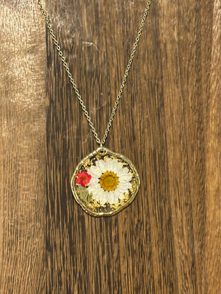 White Daisy Necklace - Simply Sunflowers