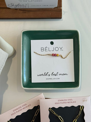 World's Best Mom - Gift Necklace - Simply Sunflowers