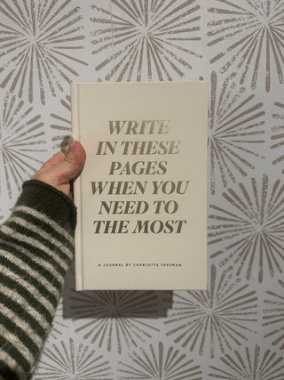 Write In These Pages Journal - Simply Sunflowers