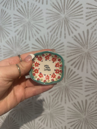 You Are Loved Trinket Dish - Simply Sunflowers