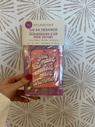 You Shimmer Car Air Freshener - Simply Sunflowers