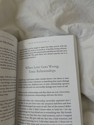 You're Overthinking It Book - Simply Sunflowers