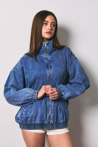 Zoe Denim Jacket - Simply Sunflowers