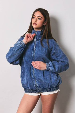 Zoe Denim Jacket - Simply Sunflowers