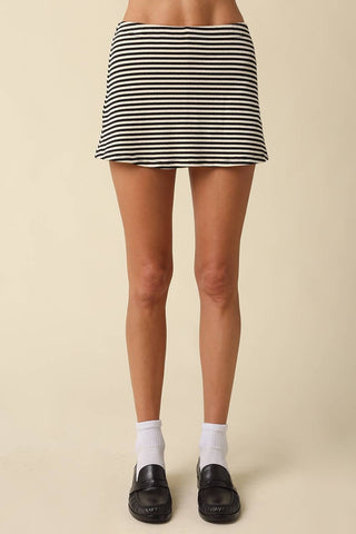 Zoey Striped Knit Skort - Simply Sunflowers