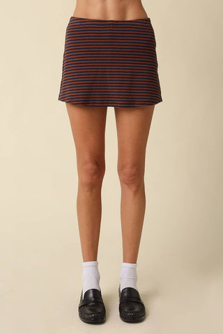 Zoey Striped Knit Skort - Simply Sunflowers