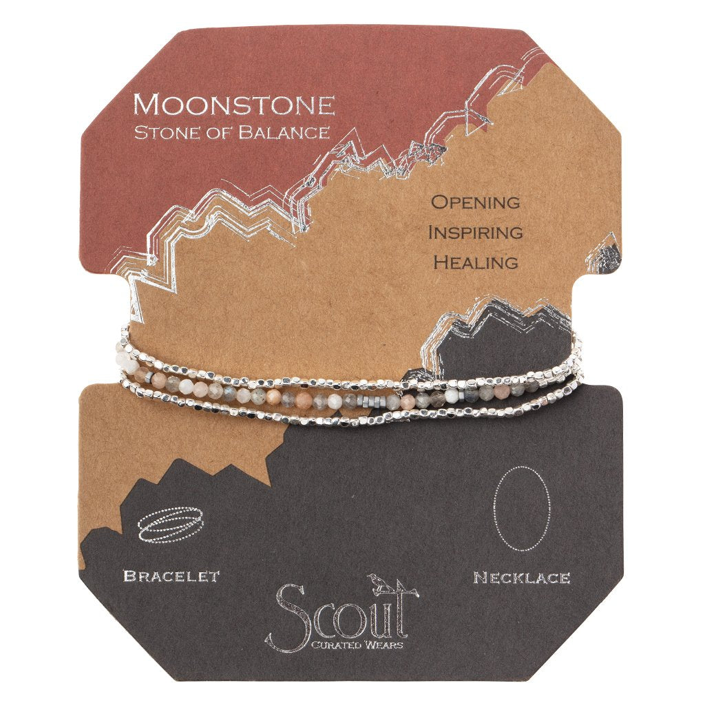 Delicate Stone Wrap Bracelets