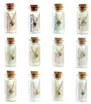 Bottled Birthstone Necklace Collection