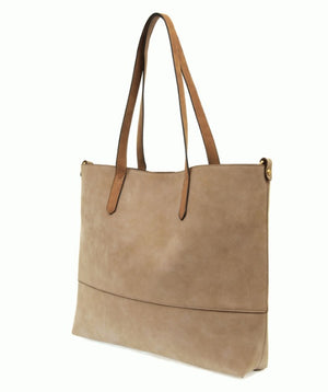 3 in 1 Vegan Leather Tote: 7 color Varieties