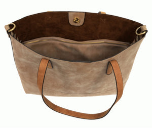 3 in 1 Vegan Leather Tote: 7 color Varieties