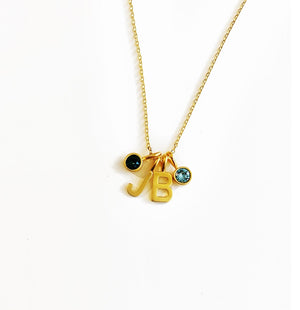 Customizable Necklace: Select Your GOLD Letters