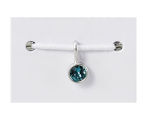 Customizable Necklace: Select Your SILVER Birthstone