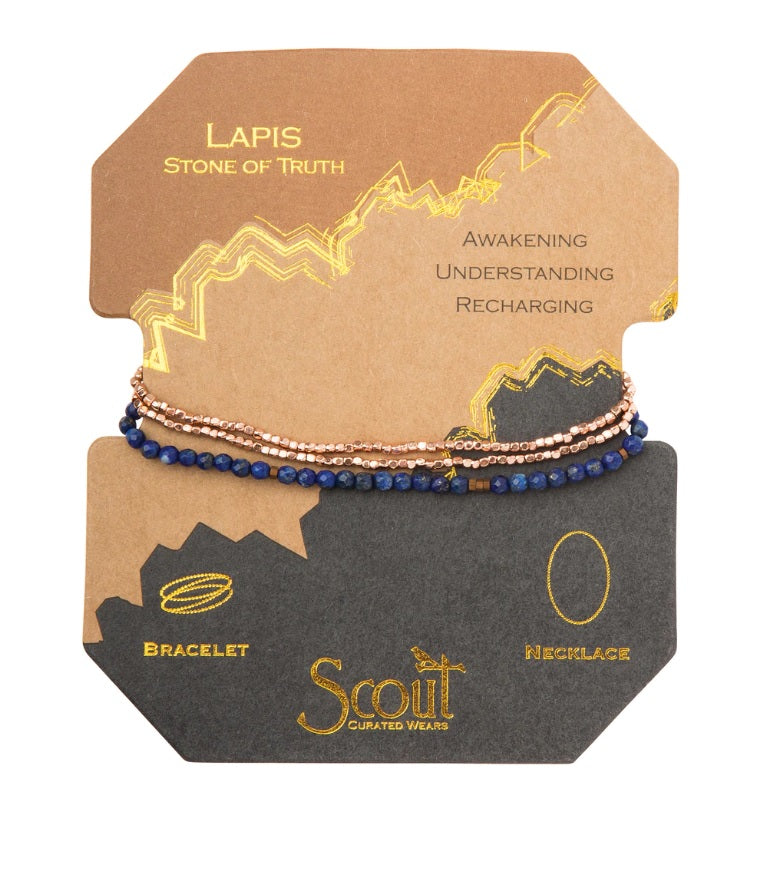 Delicate Stone Wrap Bracelets