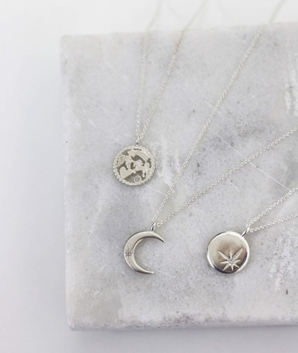 Dogeared Necklaces: Sterling Silver Collection (Multiple Styles