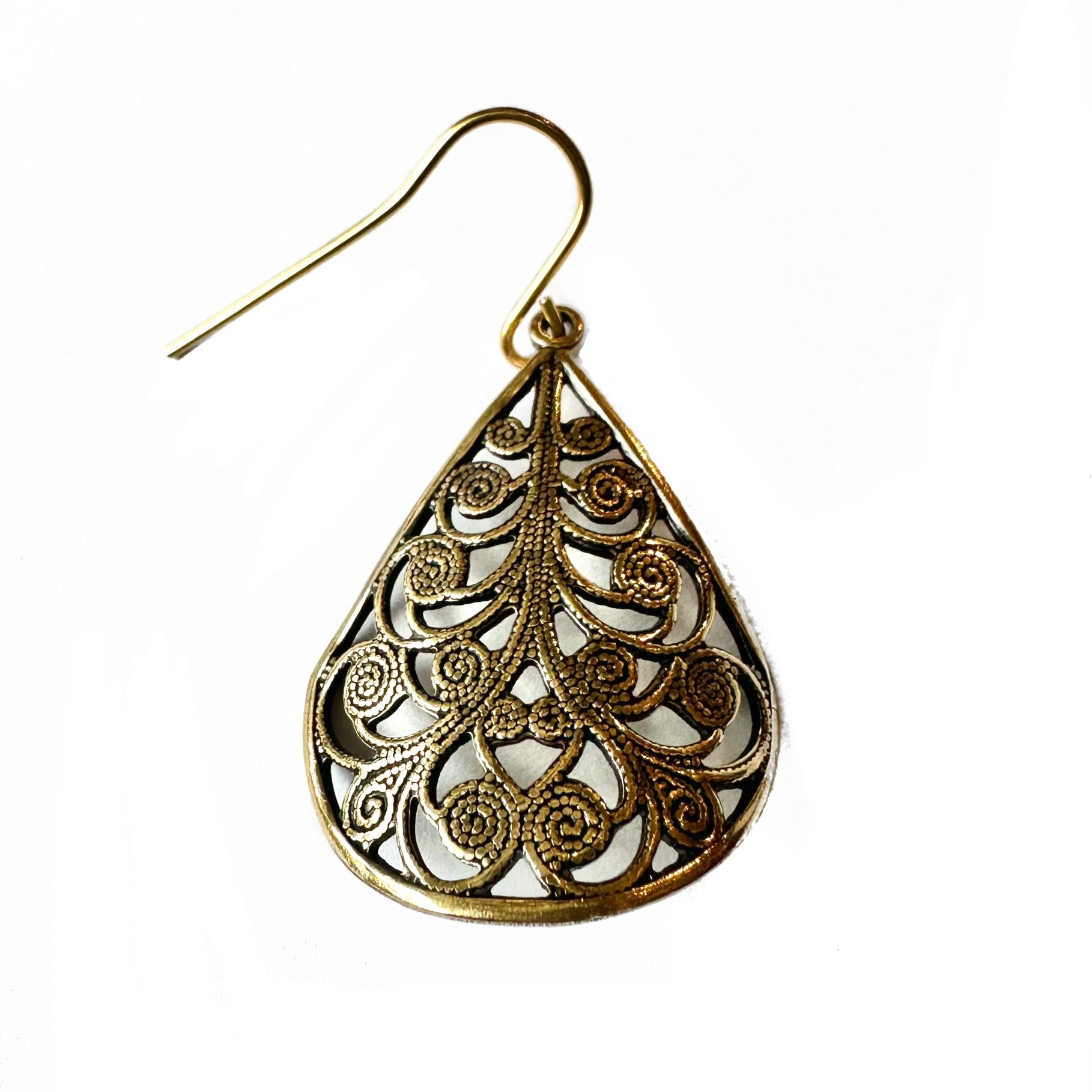 Lightweight Brass Earrings