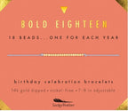 Milestone Birthday Bracelet Collection