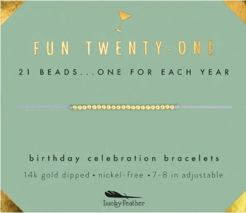 Milestone Birthday Bracelet Collection
