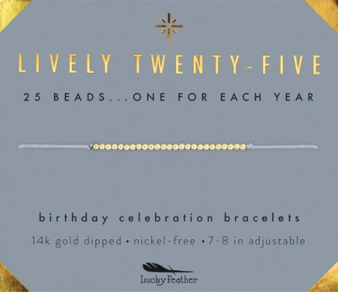 Milestone Birthday Bracelet Collection