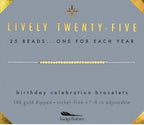 Milestone Birthday Bracelet Collection