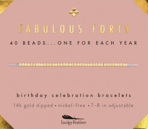 Milestone Birthday Bracelet Collection