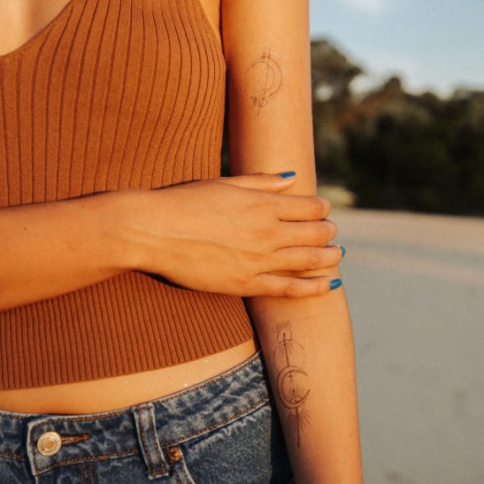 Pura Vida Temporary Tattoos