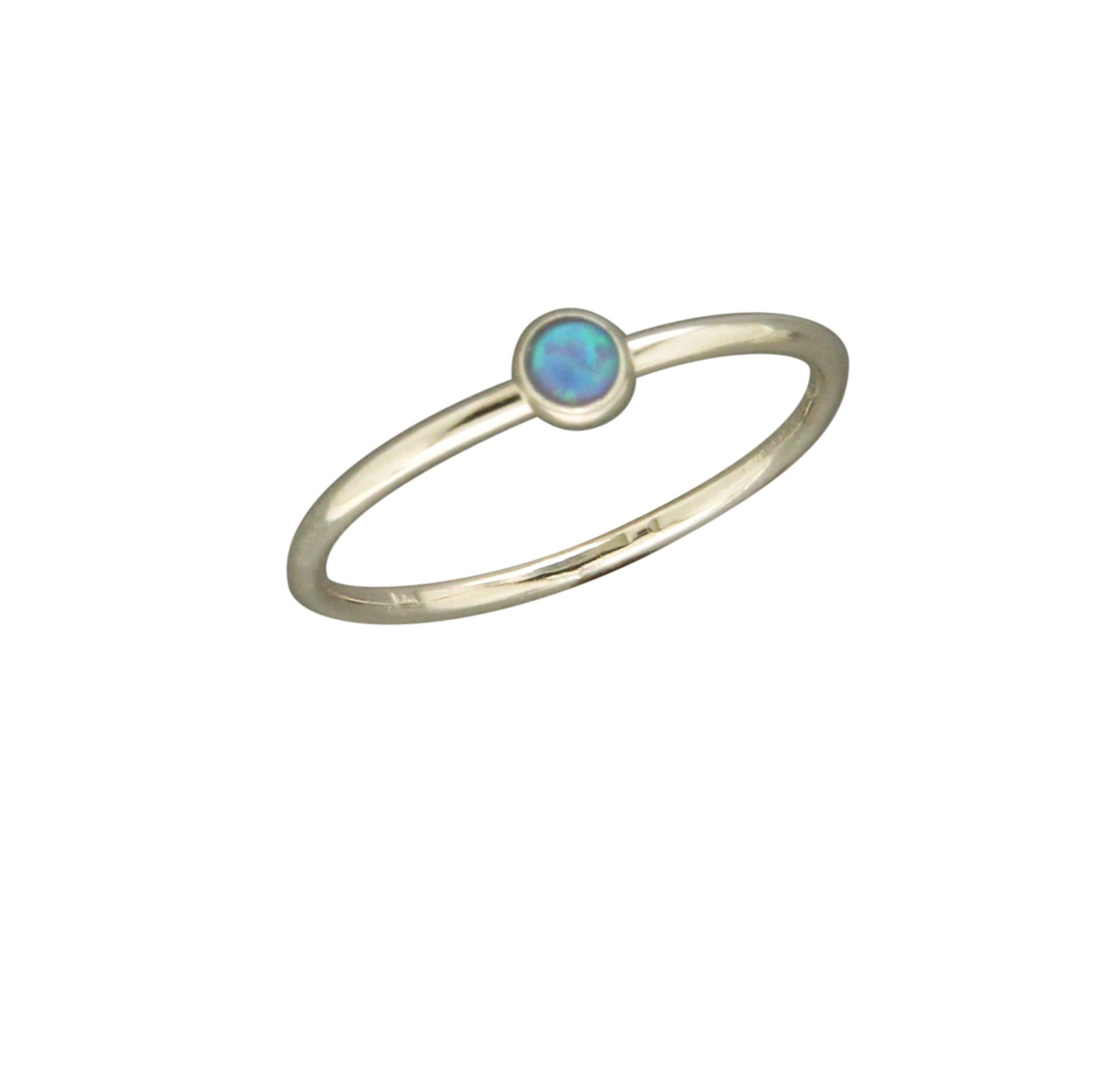 Opal Ring: Silver