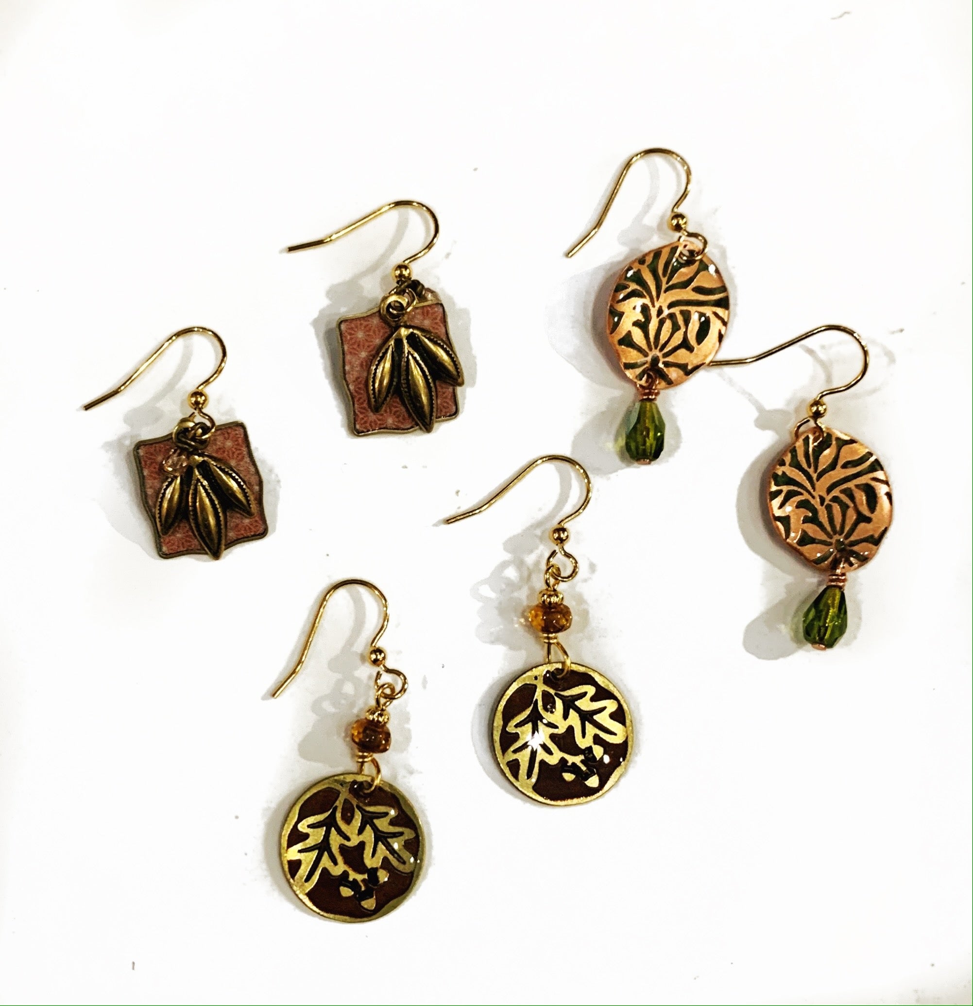 Earth Dreams: Brass Earring Collection ( ED )